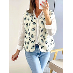 gilet sans manches imprimé femme Simon
