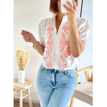 blouse Eliette brodée femme