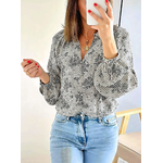 blouse Evana à carreaux femme