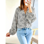 blouse marine femme Evana