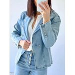 veste femme jean bleu clair agathe