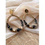 boucles d'oreilles femme Iria en acier inoxydable