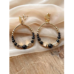 boucles doreilles femme acier inoxydable Iria