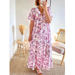 robe longue femme June imprimée été