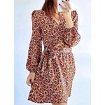 robe courte femme ambre