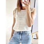 top beige sans manches Esmée