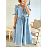 robe chemise denim femme Andréa