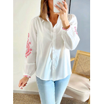 chemise coton brodée Théa