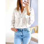 chemise coton fleurs Rosy