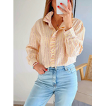 chemise femme rayée Alma jaune