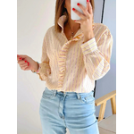 chemise jaune rayée Alma