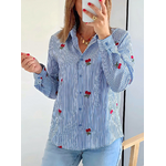 chemise femme bleue Clarisse