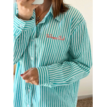 chemise saint tropez details broderies