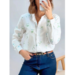 chemise femme Athena avec motifs brodés