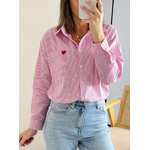 chemise femme coton rose Denver