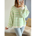 pull rayé et doux Léonard femme