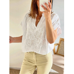 blouse blanche femme Solya