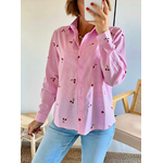 chemise rose femme Florine avec cerises