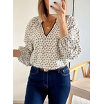 blouse femme imprimée Lena