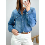 chemise femme Clyde en denim bleu