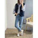 jean mom femme bleu Riley