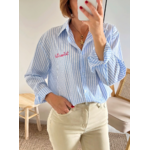 chemise femme bleue Saint Tropez