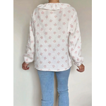blouse femme Lilou rose de dos
