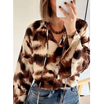blouse femme Salomé marron choco