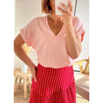 tee-shirt femme rose Simone