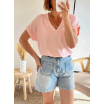 tee-shirt fluide rose femme Simone