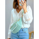 sac banane femme vert