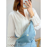 sac banane bleu jean