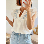 blouse femme Raphaelle brodée