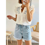 blouse femme Raphaelle en gaze de coton