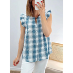 blouse été à carreaux Gina