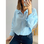 chemise oversize bleue Armelle