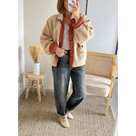veste beige terracota femme réversible Gloria