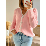 gilet rose Octave femme
