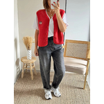 gilet mouton rouge Kally