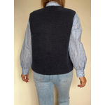 gilet Lennon bleu de dos
