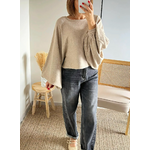pull femme Jody taupe