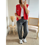 jean gris femme barrel Soan