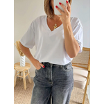 tee-shirt blanc femme Evan