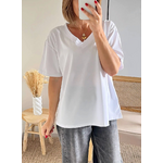 t-shirt blanc femme Evan