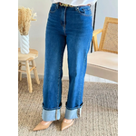 jean bleu wide leg Léon