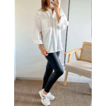 legging noir femme simili cuir Diego