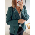 perfecto femme Lison vert sapin