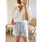 short femme jean bleu clair Terry