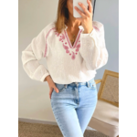blouse femme Soline coton brodé