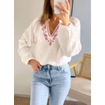 blouse Soline avec broderies